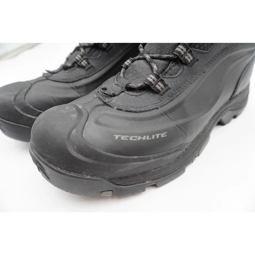 Columbia Bugaboot III Men's Winter Waterproof Insulated Black Snow Boots Sz 10.5
